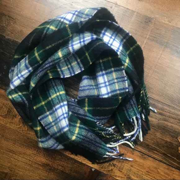 Blarney Woolen Mills Plaid Lambs Wool Scarf - Picture 6 of 7